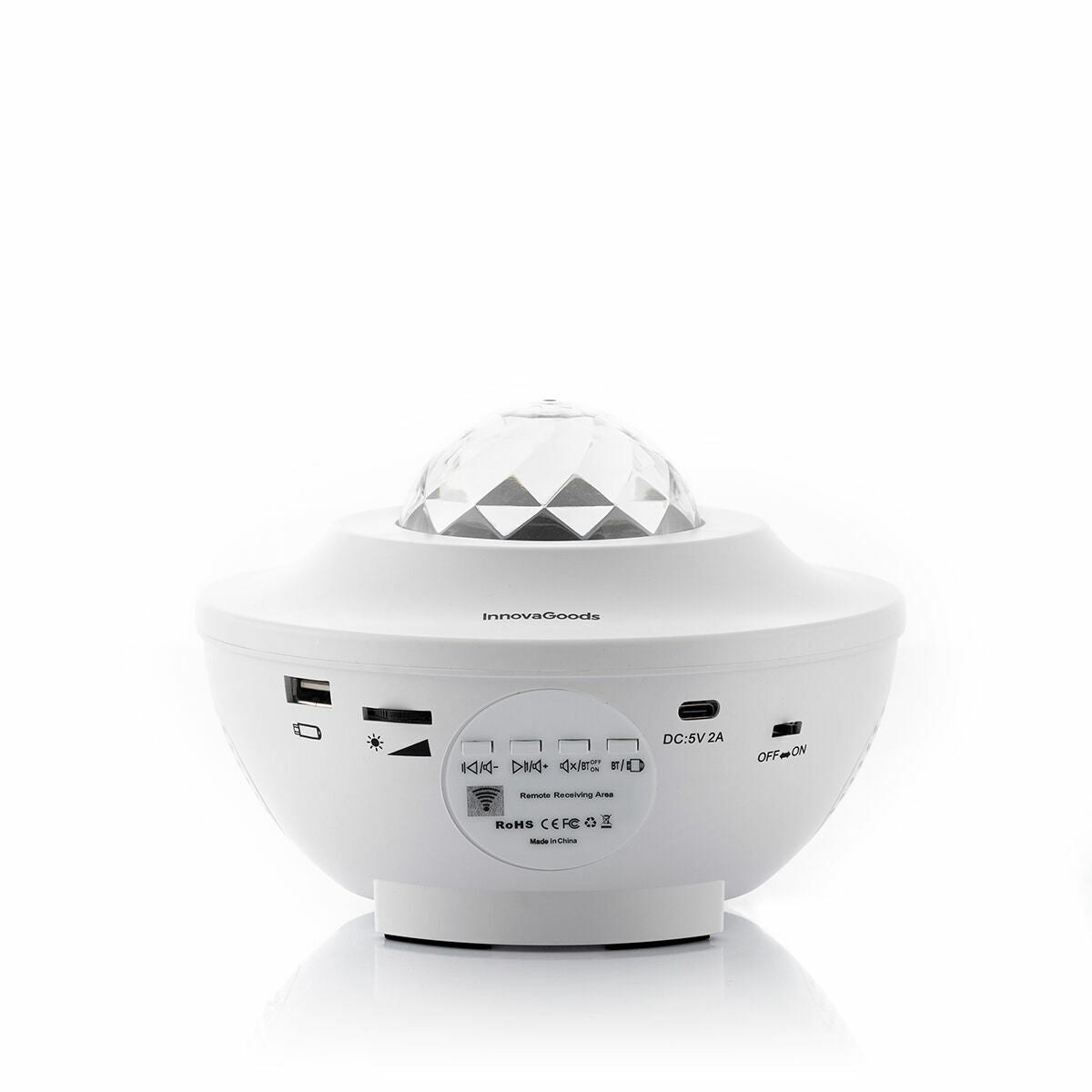 Projetor de estrelas LED com alto-falante