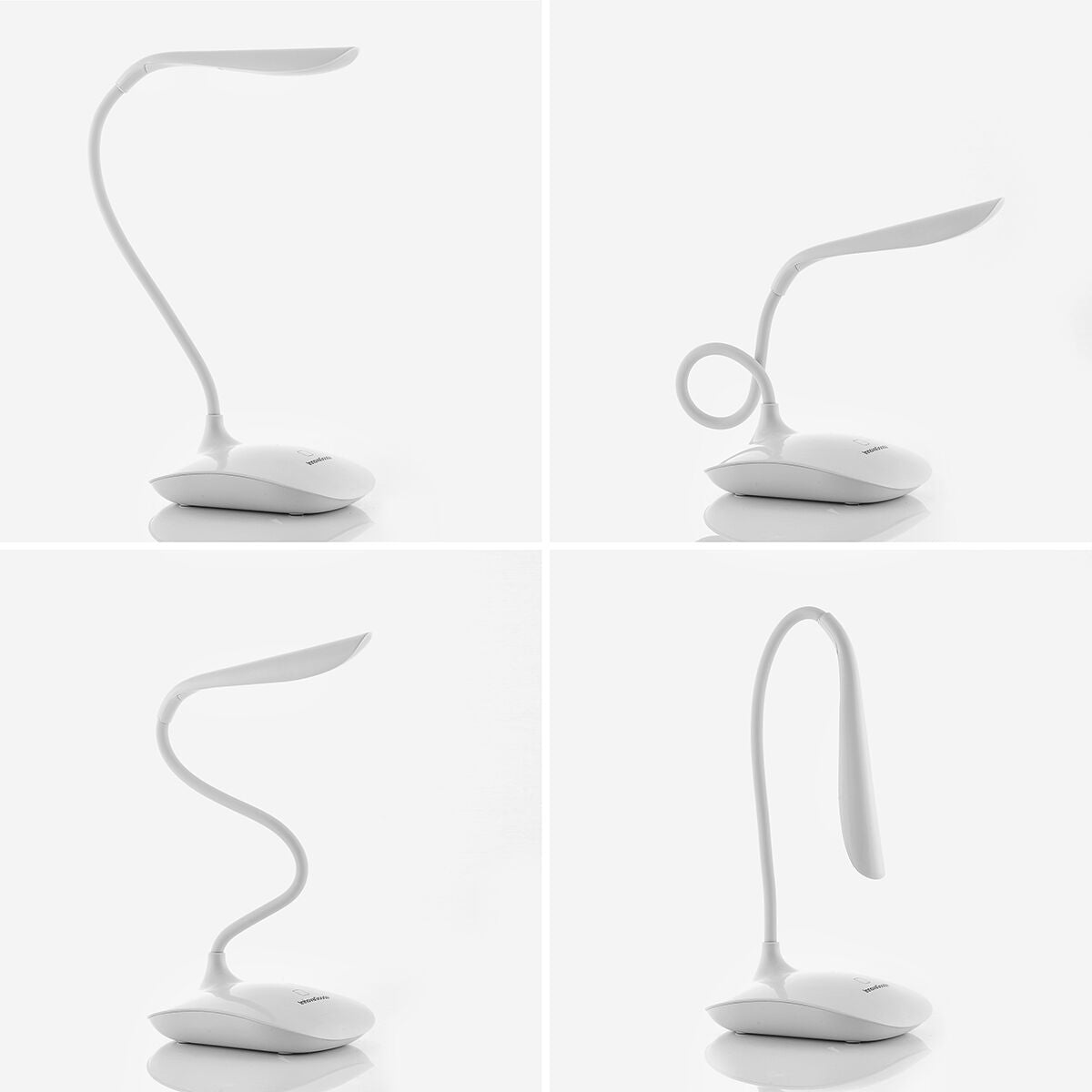 Luminária de mesa LED recarregável e sensível ao toque