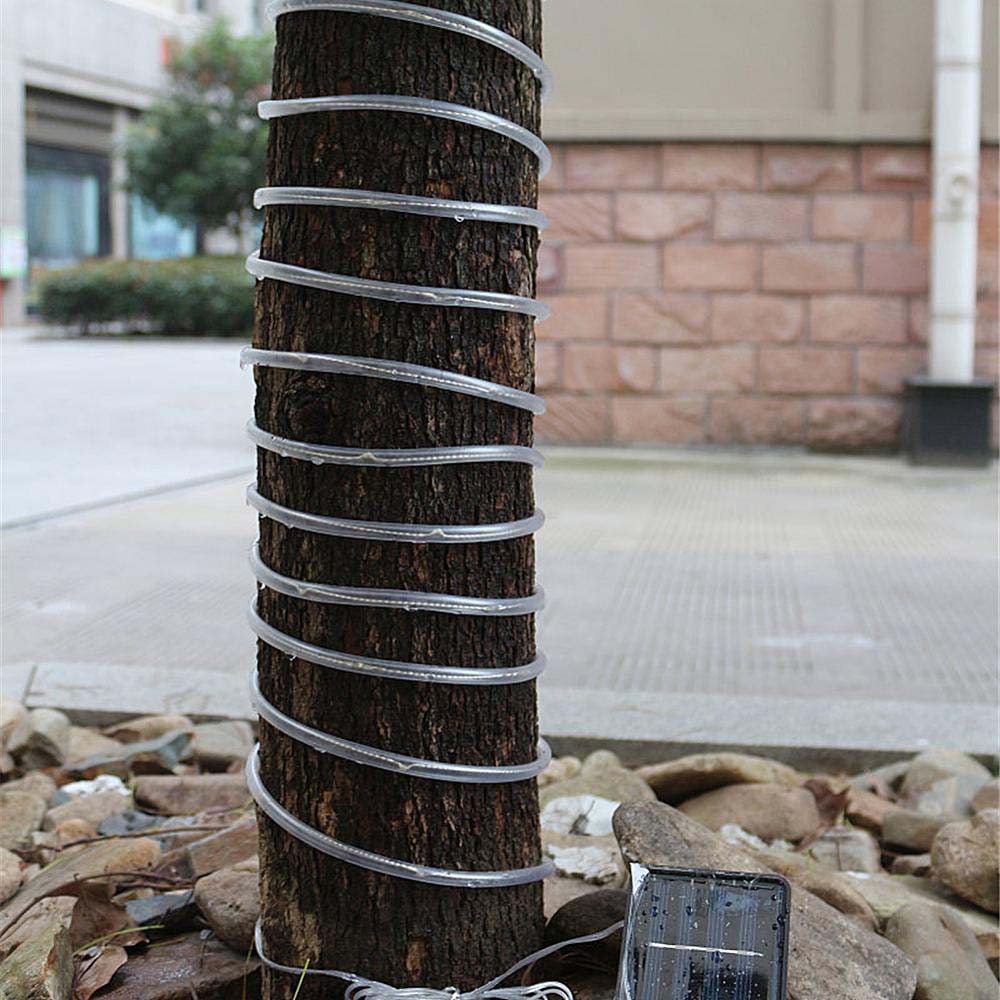 Fio de Luzes Solares LED 10m - Branco quente para Jardim e decoração